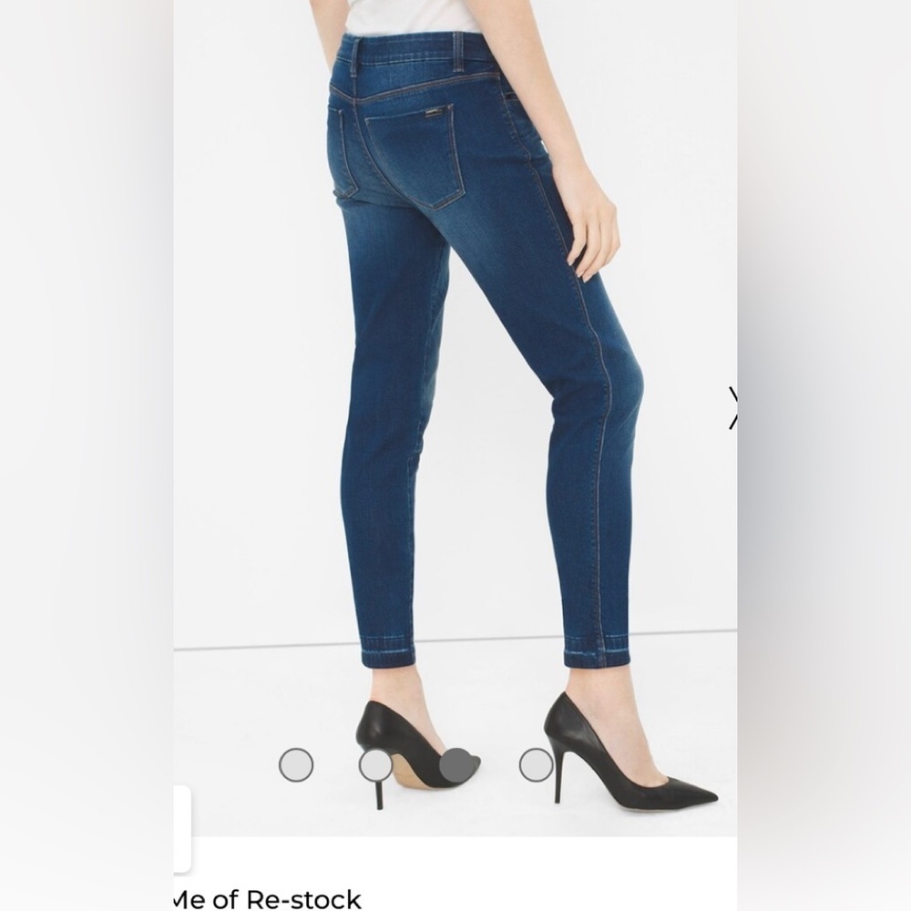 White House Black Market Release Hem Skimmer Jeans - Picture 3 of 5